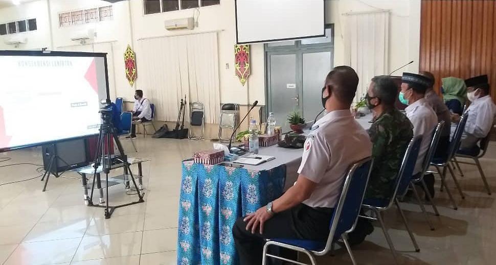 Telekoferensi Rapat Koordinasi ( Rakor ) Pemantapan Pelaksanaan Tahapan Pemilihan Kepala Daerah ( Pilkada ) Serentak Tahun 2020