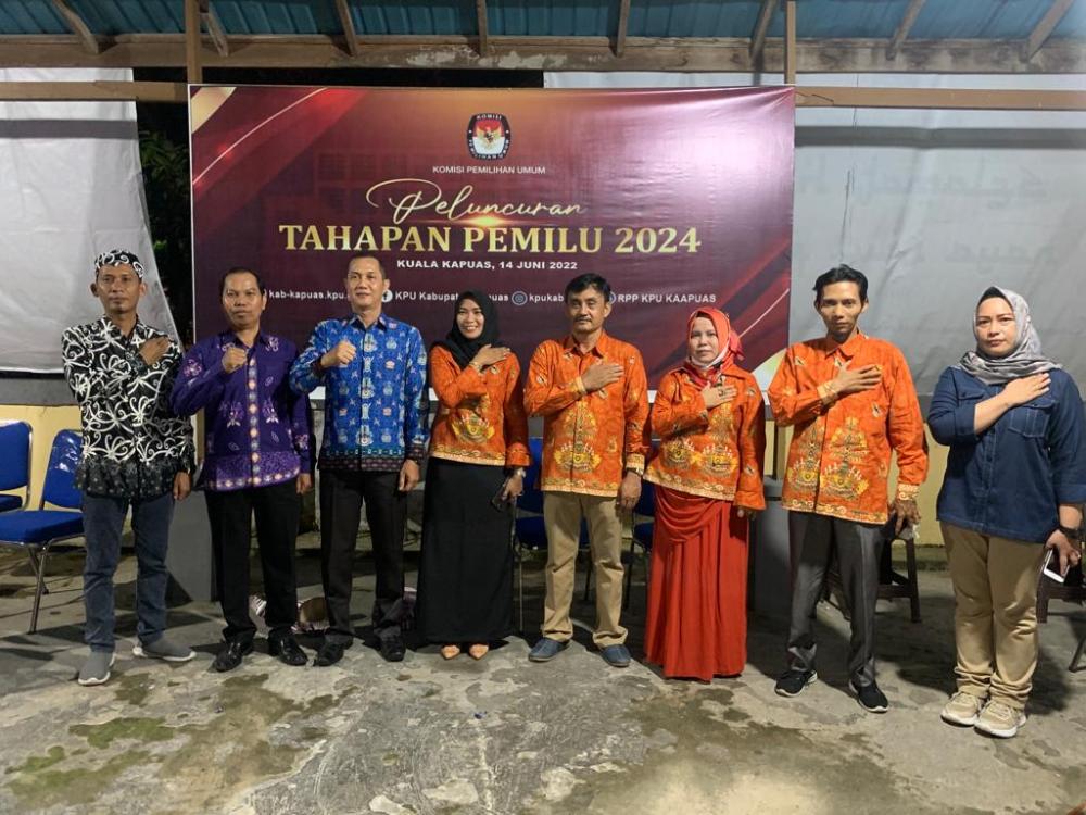 14 Juni 2022, LAUNCHING TAHAPAN PEMILU SERENTAK TAHUN 2024