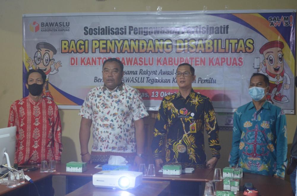 Jaga Hak Pilih Bawaslu Kapuas Gelar Sosialisasi Bagi Penyandang Disabilitas