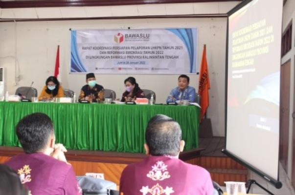 Bawaslu Provinsi, Kabupaten/Kota Berkomitmen Selesaikan LHKPN