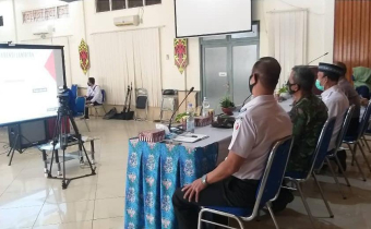 Telekoferensi Rapat Koordinasi ( Rakor ) Pemantapan Pelaksanaan Tahapan Pemilihan Kepala Daerah ( Pilkada ) Serentak Tahun 2020