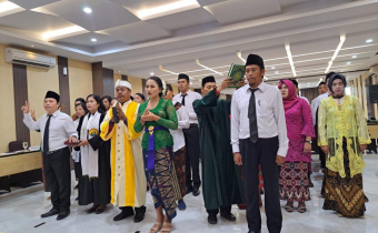 ANGGOTA PANWASLU KECAMATAN TERPILIH DILANTIK