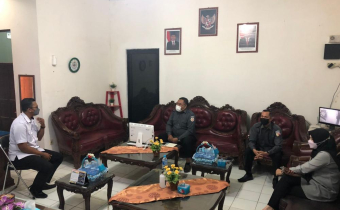 Kunjungan Kerja Terkait DPB bulan November di Disdukcapil Kabupaten Kapuas 