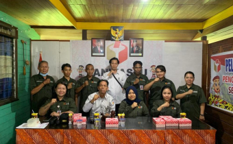Pelantikan PAW PKD Panwaslu Kecamatan Kapuas Barat Kabupaten Kapuas