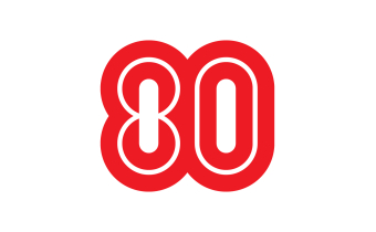 Logo HUT RI ke- 80